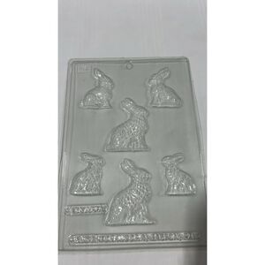 Cornucopia Chocolate Candy Mold Plastic Jumbo Easter Rabbit